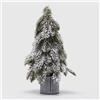 EDG Pinetto Innevato Con Vaso h 50 Cm