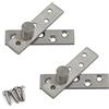 Zerniple Cerniera a perno per porta, in acciaio inox, 75 mm, 2 pezzi