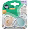 Tommee Tippee Succhietto Tommee Tippee 2 Pz Night Time 0-6m Luna Oro