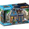 Playmobil History Set 70958 Casa storica medievale blu NUOVO in scatola