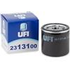 UFI Filters, Filtro Olio 23.131.00, Filtro Olio per Ricambio, Adatto a Auto, Applicabile su Diversi Modelli Aixam, Atlas, Bertolini, Ford, Goldoni, Rover, Valpadana, Wirtgen