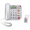 Brondi Super Bravo Plus Argento Telefono Corded Lcd Tasti Grandi Vivavoce Telecomando Sos