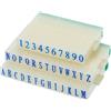 PATIKIL Staccabile Numero Lettera Timbro, Plastica 9+26 Cifre Carattere Dimensione 5 Numero 0-9 Alfabeto AZ Combinazione Set per Carta Album Insegnamento
