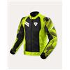 REV'IT! GIACCA UOMO MOTO ESTIVA TRAFORATA REV'IT! APEX AIR H2O GIALLO NEON NERO TAGLIA S