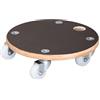 WAGNER SOTTOVASO con Ruote Multi Roller Maxigrip DIAM.29CM Piante Fiori