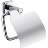 Gedy Portarotolo a muro Gedy con copertura in acciaio inox cromato | Colorado