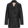 JACK & JONES JJXX Jxmary-Blazer in Finta Pelle, Nero, S Donna