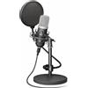 Trust Microfono da Studio Professionale per Registrazione con Supporto USB - 21753 GXT 252