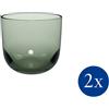 Villeroy & Boch SET DI 2 BICCHIERI ACQUA, LIKE GLASS VERDE