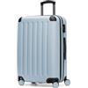 Hauptstadtkoffer Spree - Valigia rigida di medie dimensioni, TSA, 4 ruote, trolley, valigia da viaggio, espandibile, 65 cm, 74 litri, Piscina blu