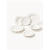 Westwing Collection Servizio di piatti in porcellana Grace, 4 persone (12 pz)