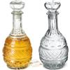 KADAX Decanter per bevande, elegante caraffa da whisky da uomo, classica caraffa di vino dal design unico, bottiglia di whisky come regalo (1 l, 2 pezzi)