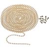 PATIKIL 120 Sfera Catene 3mm Sfera Catena Perlina con 18pz Abbinato Connettore Chiusura per Collana Appeso Etichetta Anelli Fai da Te Artigianato Oro Tono