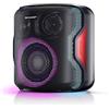 SHARP PS-921(BK) Altoparlante per Feste Bluetooth Compatto e Portatile con Luci da Discoteca, Audio 2.1 e 3D, Duo per Accoppiare un Secondo PS-921 in Stereo TWS, Resistente agli Schizzi IPX5
