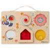 LILLIPUTIENS - Pannello di attività Fattoria - Busy Board per Bebè - Spingi, Tira, Ruota e Fai Scorrere per Avventure nella Fattoria - Valigetta Pratica da trasportare - dai 18 Mesi - 83508