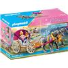 Playmobil set 70449 principe e principessa in carrozza trainata da cavalli nu...