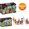 Playmobil esercito romano tenda soldato figure set 71015 6490 6491 70934 pacc...