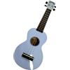 Mahalo Ukulele Soprano Azzurro Lucido Custodia Inclusa Legno Regalo Rainbow