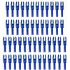 PATIKIL 50pz Frecce per Tiro Arco Nocks 4,2mm 0,165 Nock Frecce Blu | di Ricambio, Inserto Chiari, per Frecce Caccia Arco Composito Arco Ricurvo