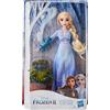 Disney Bambola di Elsa di Frozen, in abito da viaggio, ispirata a Frozen 2, con personaggi di Pabbie e Salamandra