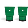 GRÜNSPECHT Tappi di ricambio per bottiglie di acqua calda, solo per bottiglie di calore verde scuro, diametro 23 mm, 2 pezzi (648-00)