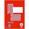Staufen premio Quaderno scolastico - 5 quaderni, 50 fogli ciascuno, DIN A4, rigato 22 (5 mm a quadretti), 4 fori, carta riciclata 90 g/m²