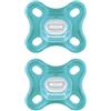 MAM SUCCHIETTI COMFORT 0-2 MESI AZZURRO 2PZ