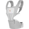Ergobaby Alta Hip Seat, marsupio con seggiolino per neonati e bambini dai 4 mesi in su (5,5 kg - 20,4 kg), con rete SoftFlex