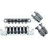 KAISH Tune-O-Matic-Ponte cromato per chitarra,ponte Tune-O-Matic con barra di arresto LP stile TP-6,cordiera per chitarre Epiphone Les Paul LP/SG/Dot/ES con montanti filettati M8 (K1925+K1395-Chrome)