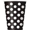 Baule Volante Fior di Loto Ecotazza bambù bianca e nera pois 450 g