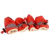 GANAZONO Scarpette Antiscivolo Impermeabili Per Cani Scarpe Portatili Per Animali Domestici Adatte Per Interni Ed Esterni Disponibili Rosso Taglia Protezione Comoda Per Zampe Di Piccole e