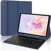 FOGARI Custodia per Samsung Galaxy Tab A9 Plus 11 Pollici 2023 (SM-X210/X216/X218),Layout Italiano QWERTY Bluetooth Tastiera per Samsung A9+ 11, Custodia Tastiera per Samsung Tab A9 Plus,Blu scuro