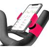 Renimove Supporto telefono cyclette spinning tapis roulant spin bike compatibile con smartphone con schermo fino a 7,5 installazione facile fissaggio sicuro e stabile rotazione a 360° (Rosa)