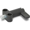 Ganter Normelemente Chiavistello girevole | GN 612.9-6-10-16-SW | Bullone Ø 6 x 10 mm