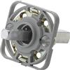 HOPPE Modulo di montaggio UP52/RFL rettangolare - Maniglia per porta VK, 10/62 mm, in acciaio color alluminio