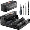 JAKEMY Set di cacciaviti a cricchetto 180 in 1 con cacciavite di precisione, kit di riparazione elettronica professionale per fai da te, PC, telefono, laptop, computer, campanello, orologio