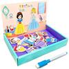 Fortivae Puzzle Vestire La Principessa Giochi, Giochi Montessori Educativi, Sviluppo della Motricità Fine E Dell'immaginazione, Giocattolo Regalo per Bambina 2 3 4 5 6 Anni