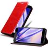 Cadorabo Custodia Libro per ZTE Nubia Z17 MINI in ROSSO MELA - con Vani di Carte, Funzione Stand e Chiusura Magnetica - Portafoglio Cover Case Wallet Book Etui Protezione