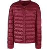 Peuignao Piumino Leggero Donna Invernale Puffer Jacket Piumini Leggeri Donna Invernali Giacca Trapuntata Giubbotto Imbottito Cappotto Giubbino Giacche Giaccone Piumino Ultraleggero Impermeabile Donna Rosso L