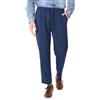 Ciabalù Pantalaccio Uomo Estivo Made in Italy Pantaloni Eleganti con Elastico in Vita e Pence alla Caviglia (IT, Testo, M, Regular, Regular, Blu)