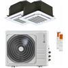 clivet Condizionatore Clivet BOX 2 650x650 cassetta 4 vie dual split 18000+18000 BTU inverter A+ unità esterna 12.3 kW codice prodotto 89132206/89102233_2