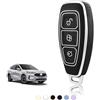 TOOMUME Cover Chiave TPU, Custodia Chiave Adatto per Ford Kuga Puma Fiesta Focus Ecosport Mondeo Galaxy Edge Grand C-Max B-Max Mk2 Mk3 Mk4, Copri Chiavi Guscio Chiave Auto Telecomando - Smart Key