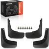 Frankberg 4x Parafanghi per auto Compatibile con Golf VI 5K1 Compatto Replace# 2010-2012 6