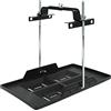 Tomotato Vassoio Portabatterie, Set Staffe Fissaggio Batteria Auto con Slot Incassati e Carico Forte per Contenere Batterie Veicoli, Camper e Marine - 2 Pezzi in ABS e Metallo per Arrestare Movimento