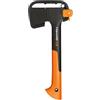 Fiskars Ascia da Taglio, 35.5 cm, Rivestimento Antiaderente, Acciaio/Plastica con Fibra di Vetro, Nero/Arancione, X7-XS, 1015618