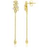 ALFIERI & ST. JOHN Orecchini pendenti sirio in oro e diamanti ct. 0,40