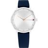 Tommy Hilfiger Orologio Con Movimento Al Quarzo A Due Lancette da Donna con Cinturino in Silicone Blu - 1782732