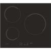 CANDY CH63CT - Piano cottura in vetroceramica - 5500W - 3 fuochi - Nero