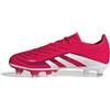 adidas Predator League Soft Ground Football Boots Kids, Scarpe da Calcio, Lucid Red/Cloud White/Core Black, 21 EU