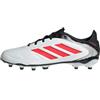 adidas Copa Pure III League FG/MG Football Boots Kids, Scarpe da Calcio, Cloud White/Lucid Red/Core Black, 21 EU